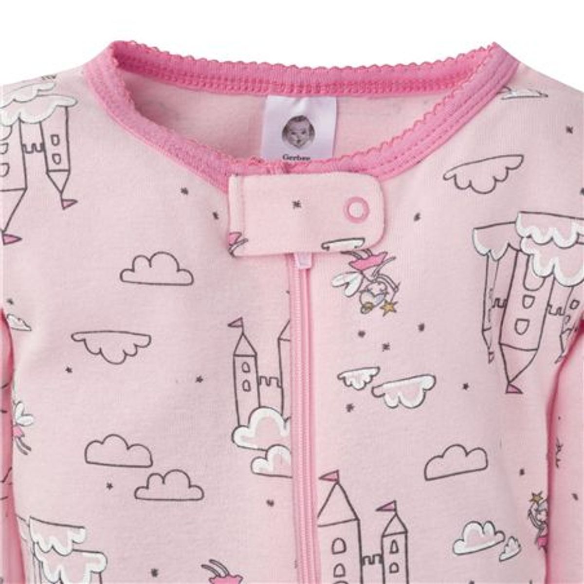 GERBER - Pijama Gerber Snug Fit Girls Castillo- pack x2