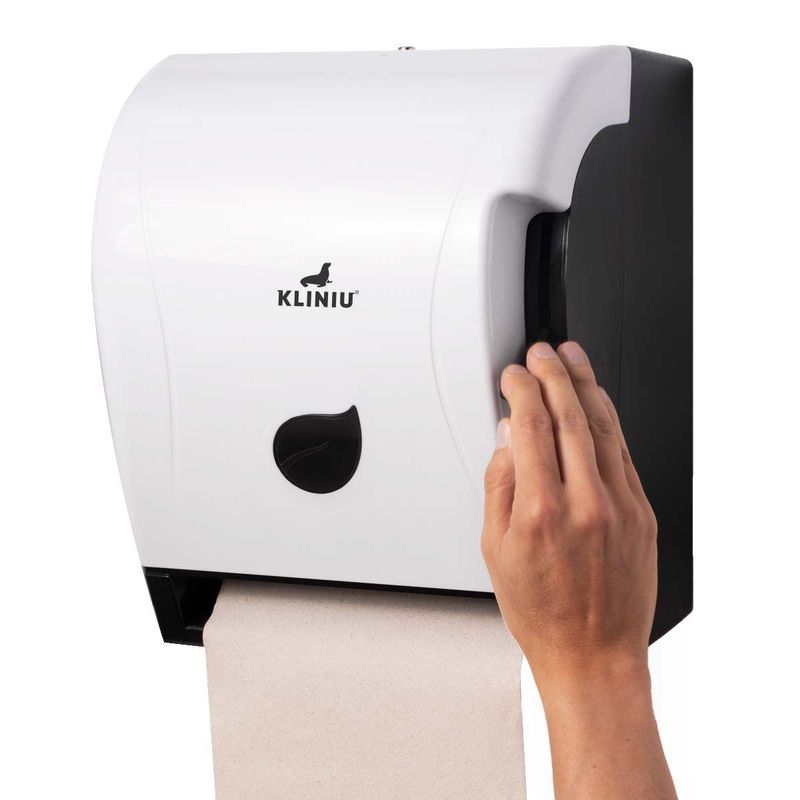 KLINIU - DISPENSADOR DE TOALLAS EN ROLLO DE PALANCA