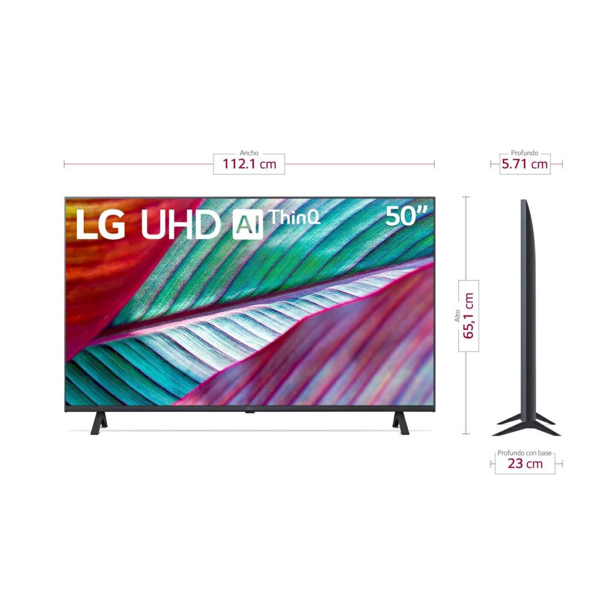 LG - Televisor LG 4KUHD 50 Pulgadas 50UR7800PSB