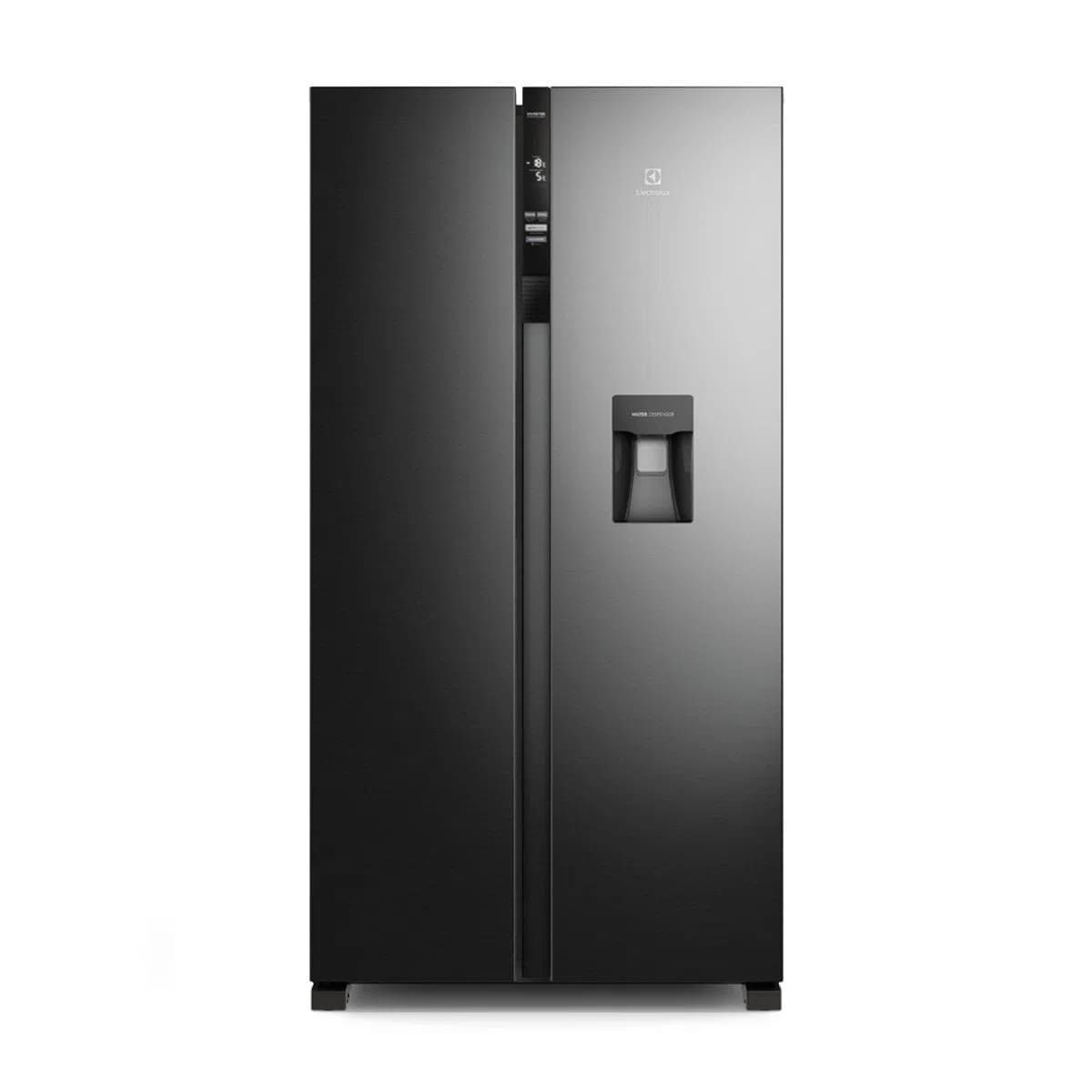 ELECTROLUX - Nevecon Electrolux 529 Litros Side  By Side Inverter Negro - ERSA53K3HVB