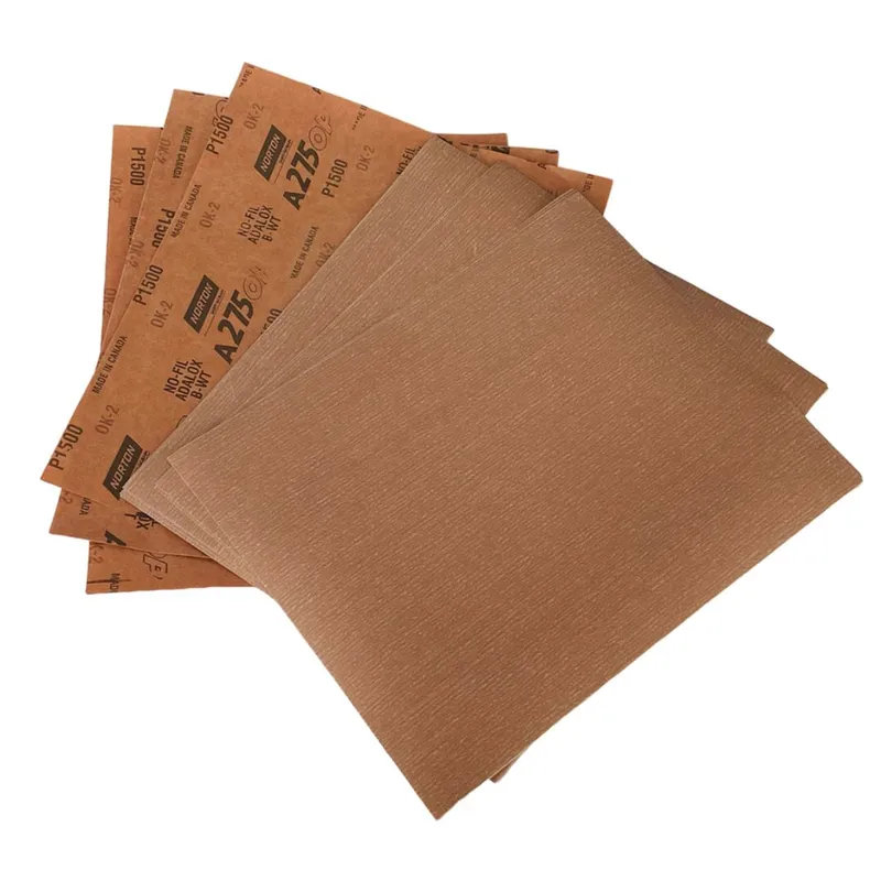 GENERICO - Papel de Lijas Norton A275OP 9×11 de Grano #1500 40 Und
