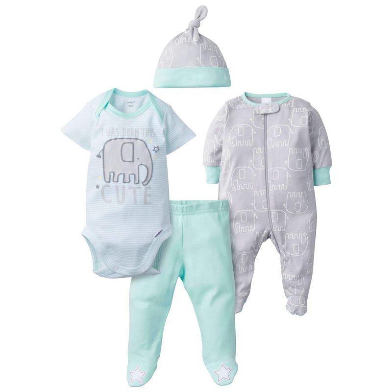 GERBER - Conjunto Gerber Elephant Take-Me-Home Setx4