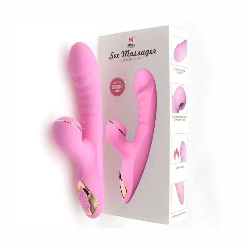 GENERICO - Vibrador Conejo Succionador 2 en 1 Spot G