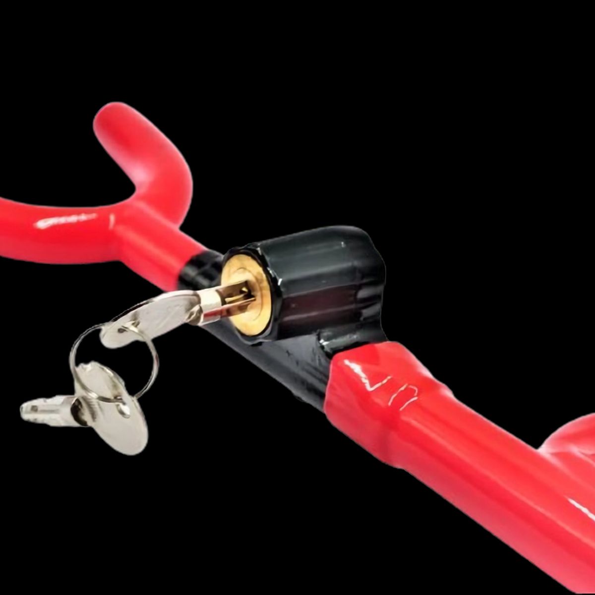 GENERICO - Seguro Timon Candado Volante Bloqueo Antirrobo Auto Camionet