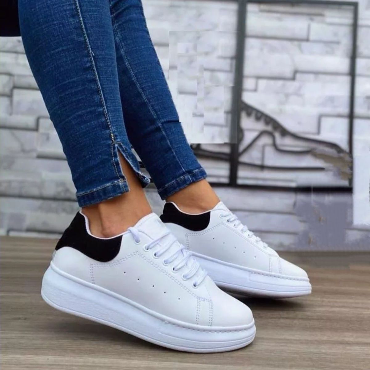 EVEGONZ - Calzado Plano de Mujer Zapato Casual Cómodo