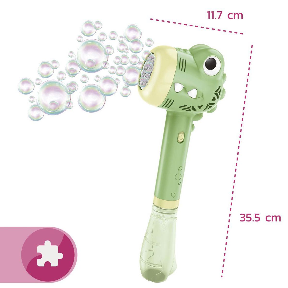 ENFANT'ASY - Pistola Burbujero Lanza Burbujas Juguete Para Niños Pilas