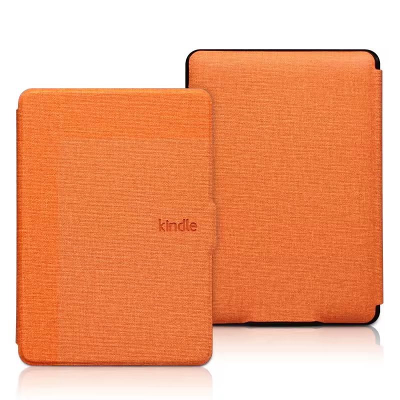 KINDLE - Funda Estuche Kindle Basic 11ht Gen 6 pulg 2022, 2024 Naranja
