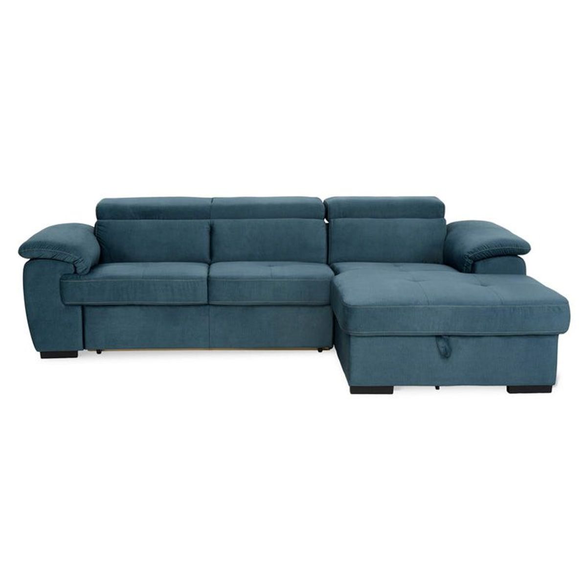 GENERICO - Sofá cama en L en living sala de estar Muebles Moderno en Color Azul