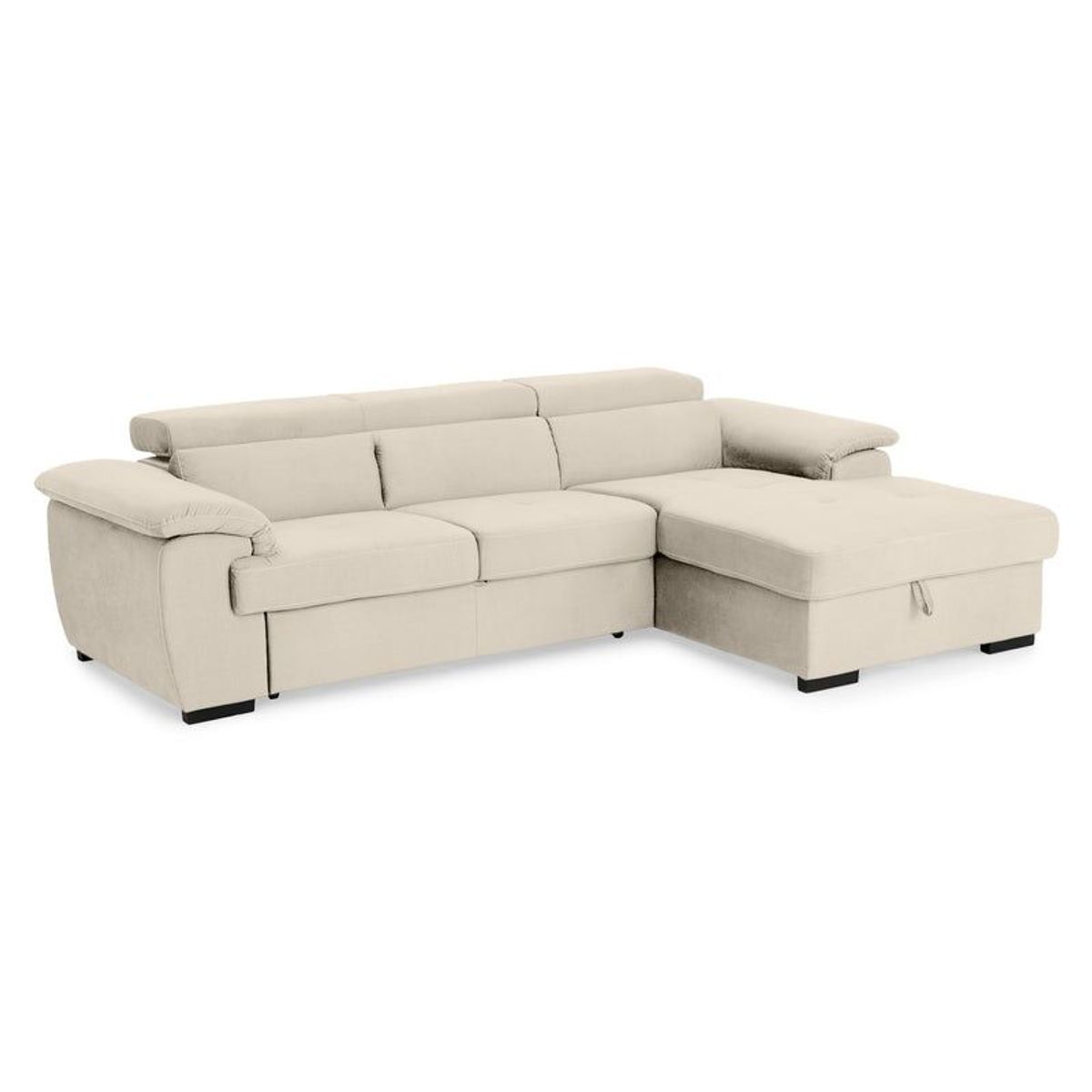 GENERICO - Sofá cama en L en living sala de estar Muebles Moderno en Color Blanco