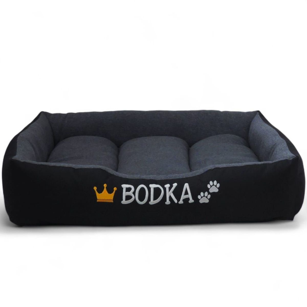 GENERICO - Cama Para Perros y Gatos Personalizada 70  x 55 cm Gris