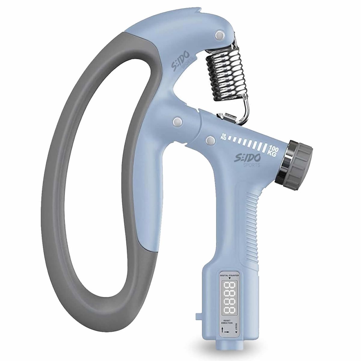 GENERICO - Tensor Hand Grip 10-100 Kg Contador Ejercitador Mano Terapia