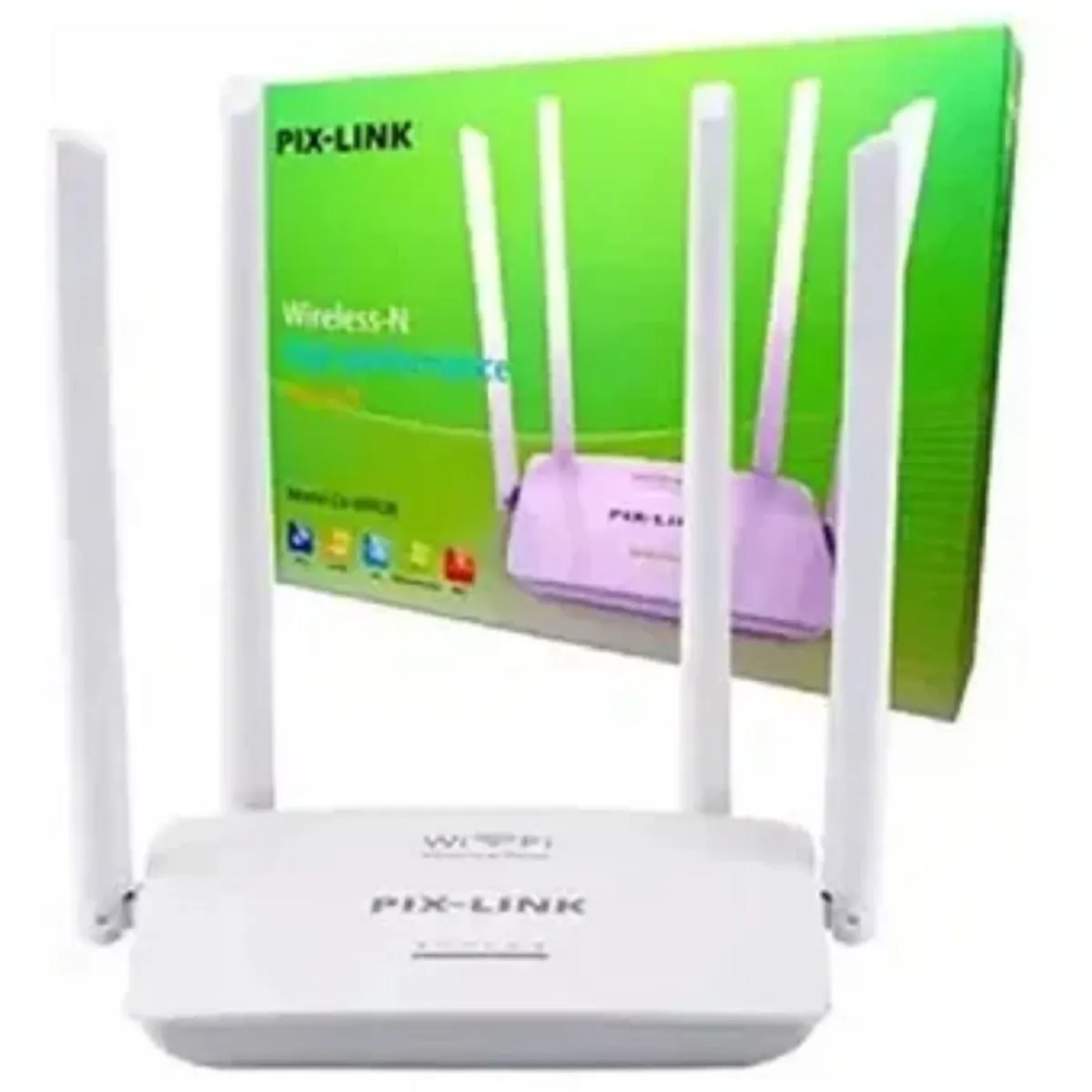GENERICO - Repetidor Wifi 4 Antenas Router 300mbps hogar