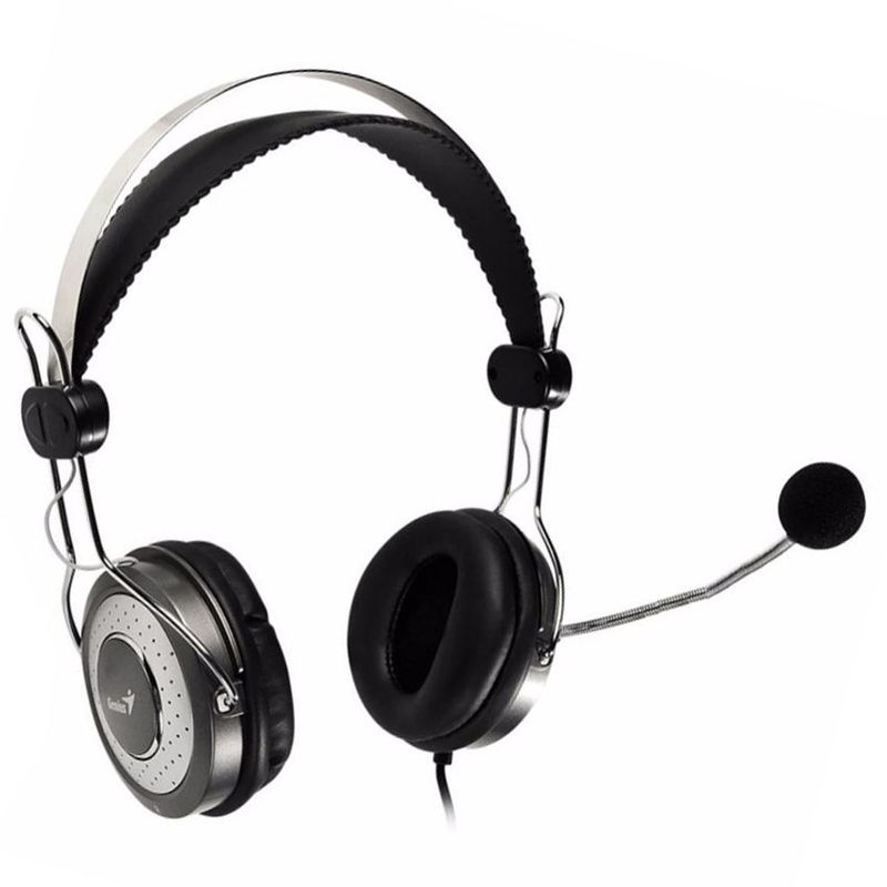 GENIUS - Diadema Con Micrófono Genius HS-04SU Con Cancelación Ruido