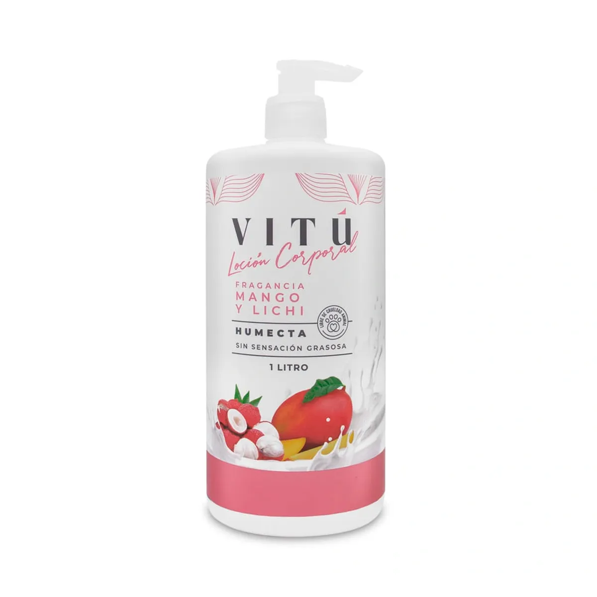 VITU - Crema Vitú Loción Vitú Corporal Mango Y Lichi 1L