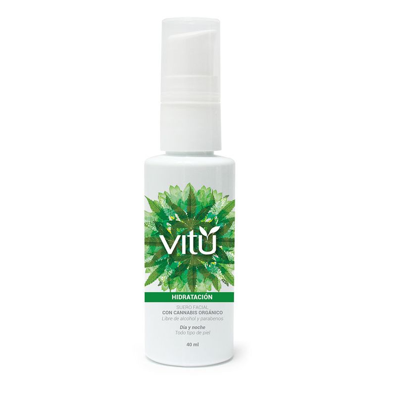 VITU - Suero Vitú Hidratante Con Cannabis Orgánico 40ml