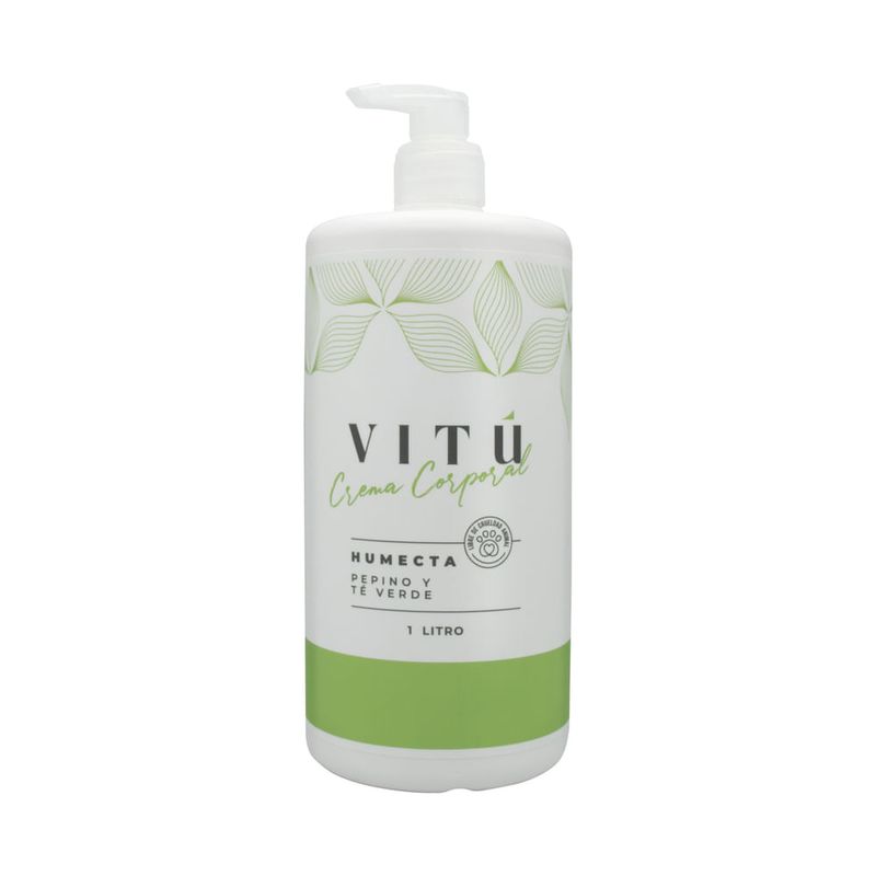 VITU - Crema Vitú Corporal Pepino Y Té Verde 1L