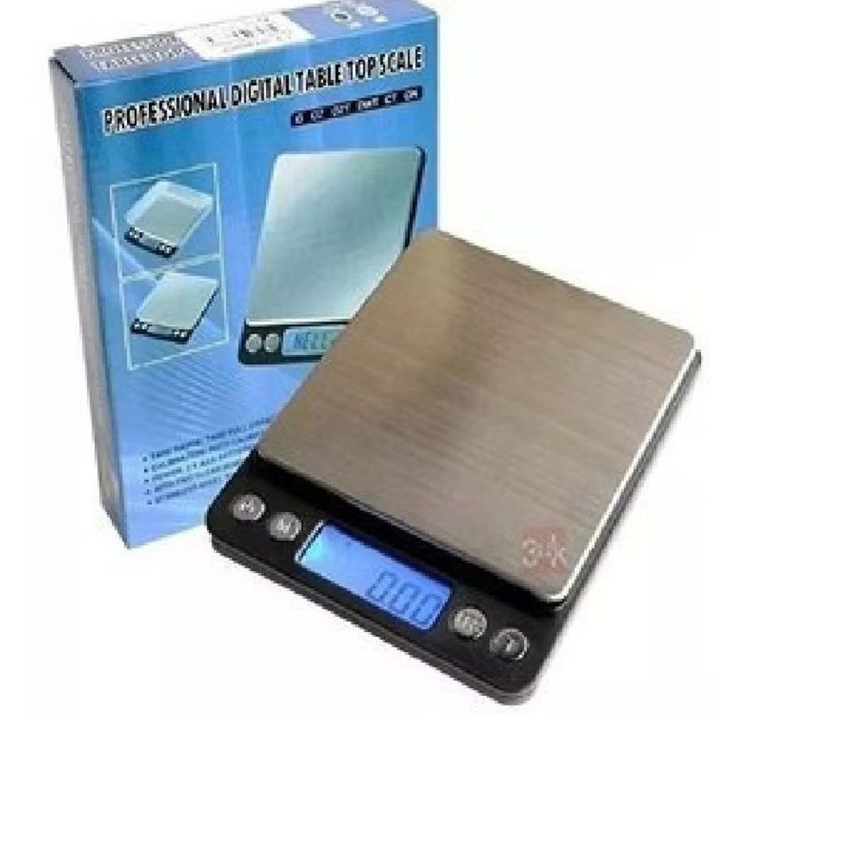 GENERICO - Balanza gramera bascula digital table top scale 500g