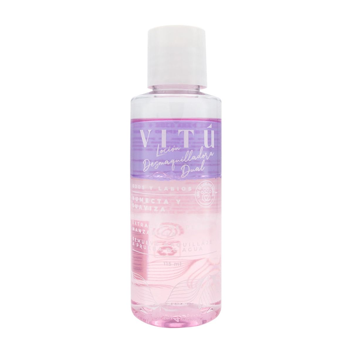 VITU - Desmaquillante Vitú Loción Dual Para Ojos De Almendras Y Extracto De Aguas Marinas