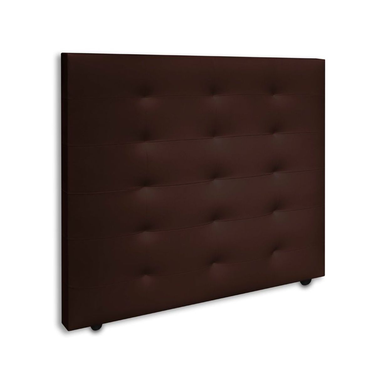 MAGIC CLASS - CABECERO HORSE DE PISO120X120 ECOCUERO CAFÉ