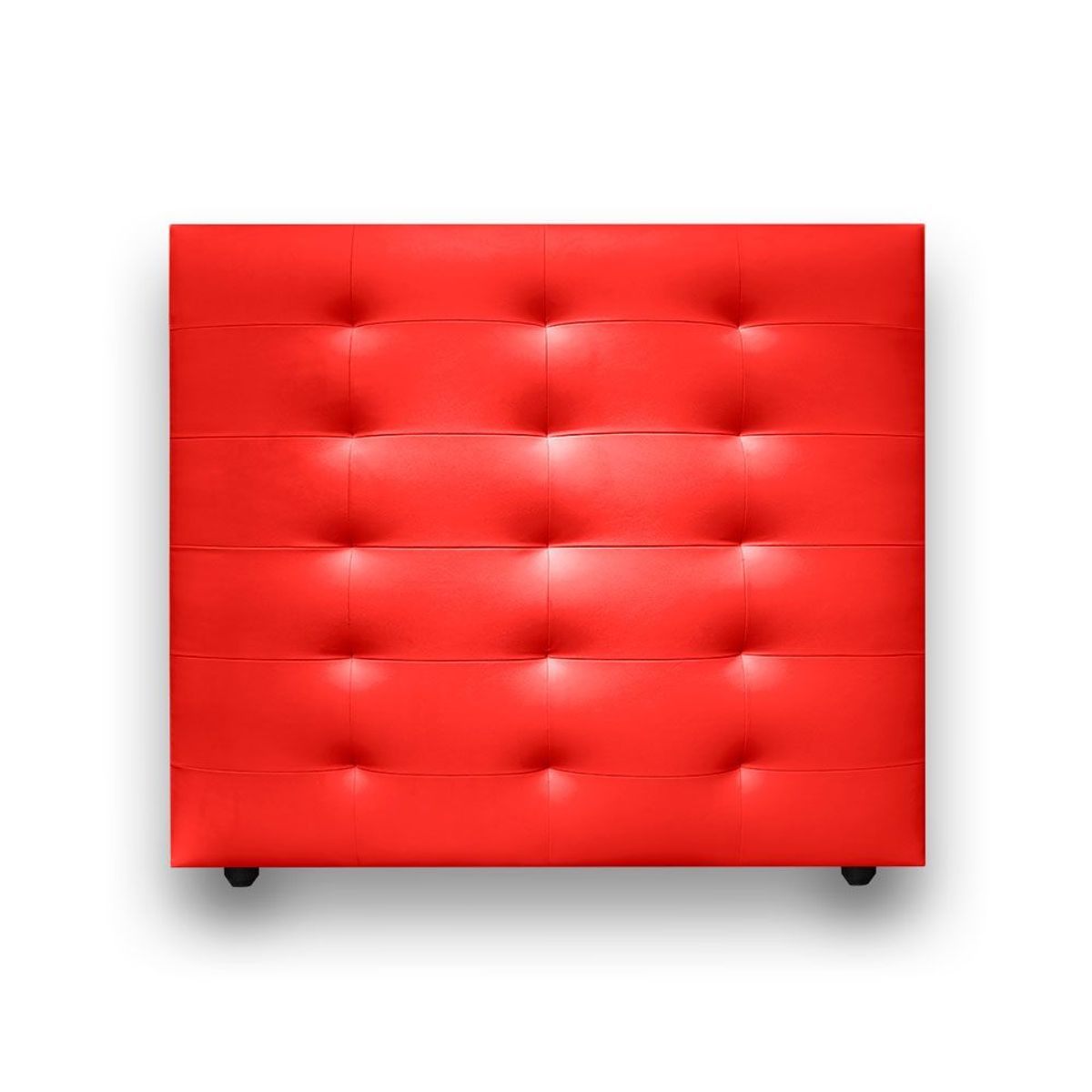 MAGIC CLASS - CABECERO HORSE DE PISO120X120 ECOCUERO ROJO
