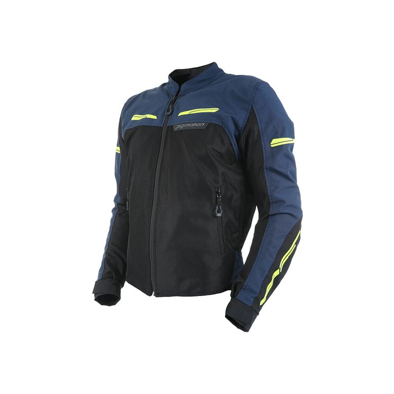 PIGMALION - Chaqueta Proteccion Para Moto Genesis Pro Verano Azul Hombre