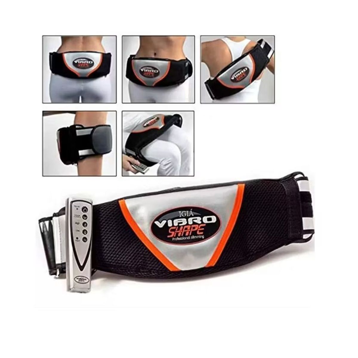 GENERICO - Masajeador Faja Cinturon Vibro STermo Reductora Moldea Tonifica