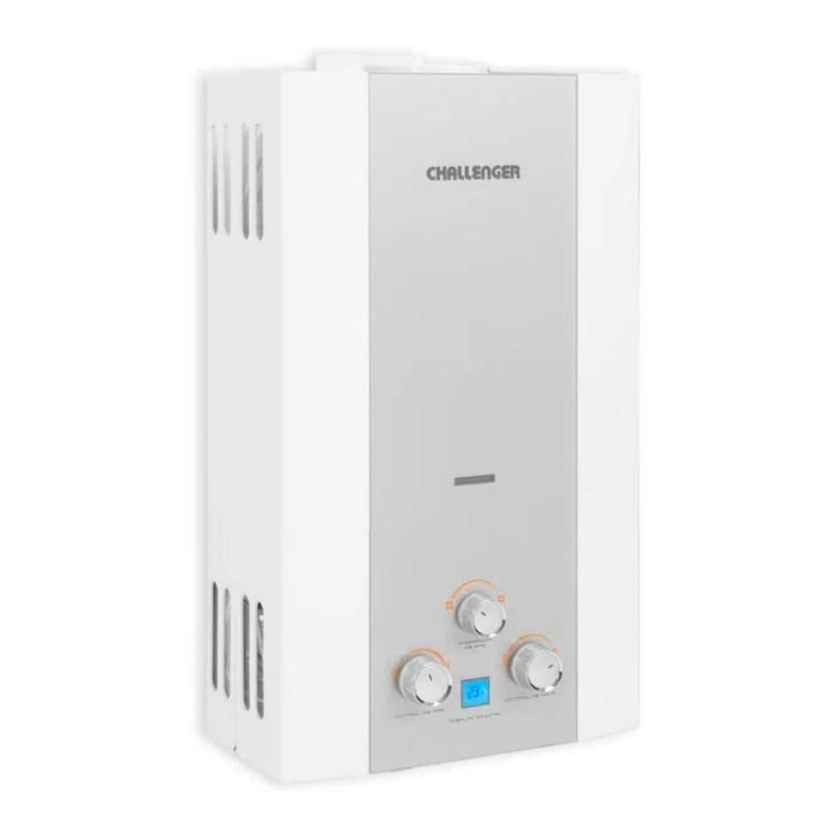 CHALLENGER - Calentador Challenger Gn10lt Tiro Natural Blanc - WHG 7102 GN