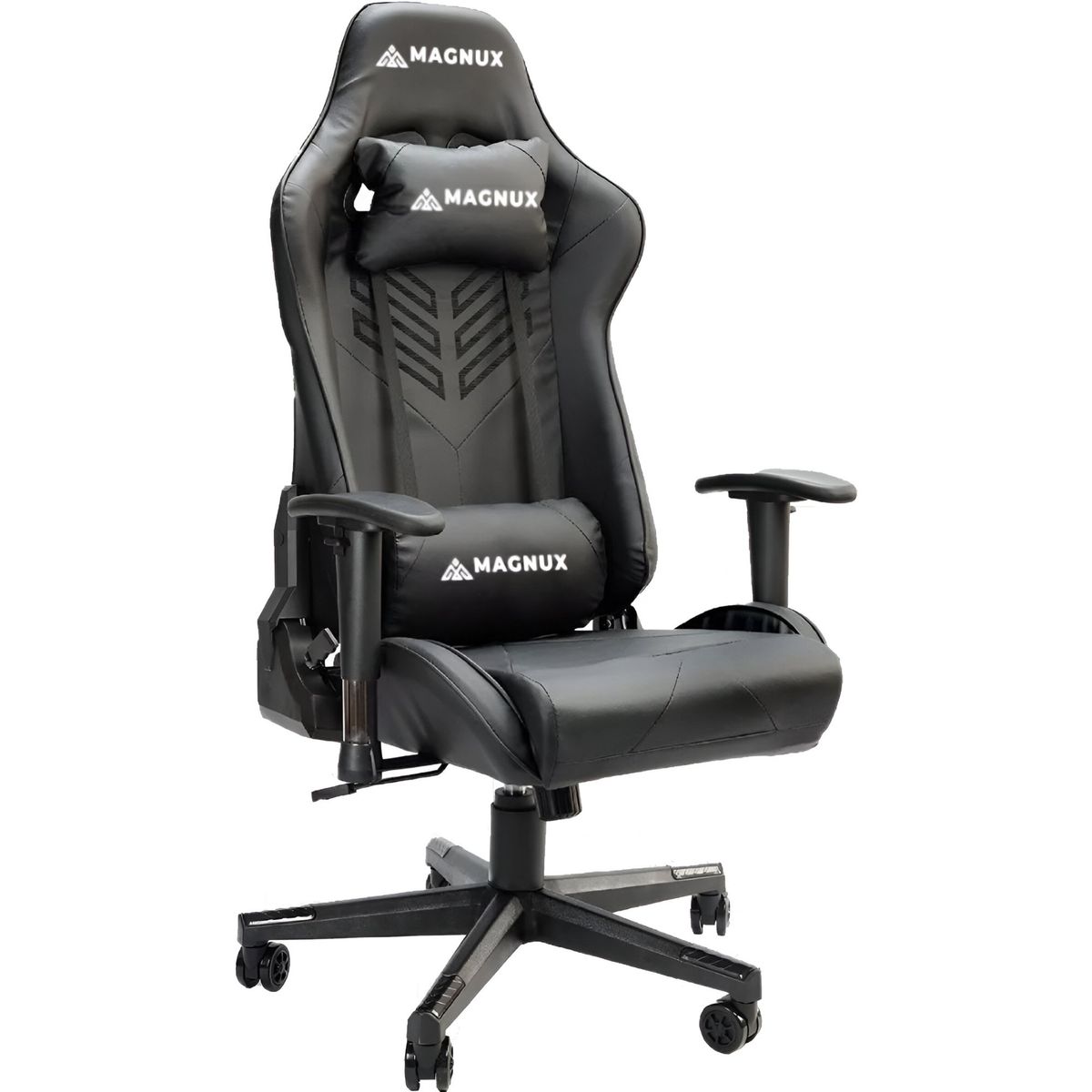 MAGNUX COMPANY - Silla Gamer Ergonomica Ajustable 180° Pc Gaming Tapizado Cuero Magnux