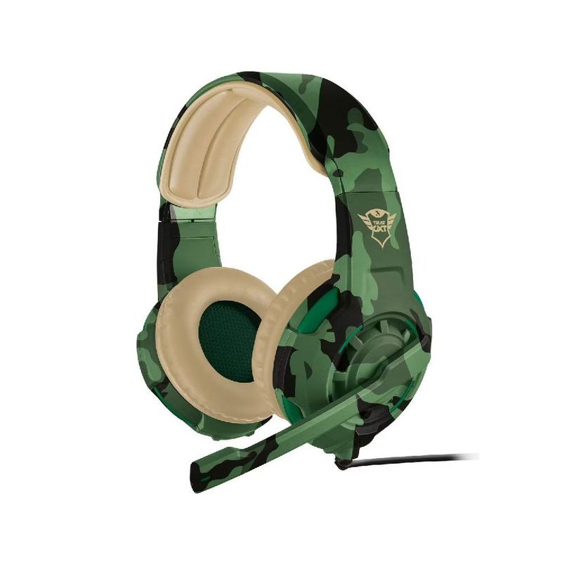 TRUST - Diadema Gamer Trust GXT 310C PC PS4 Xbox One - Verde Camuflado