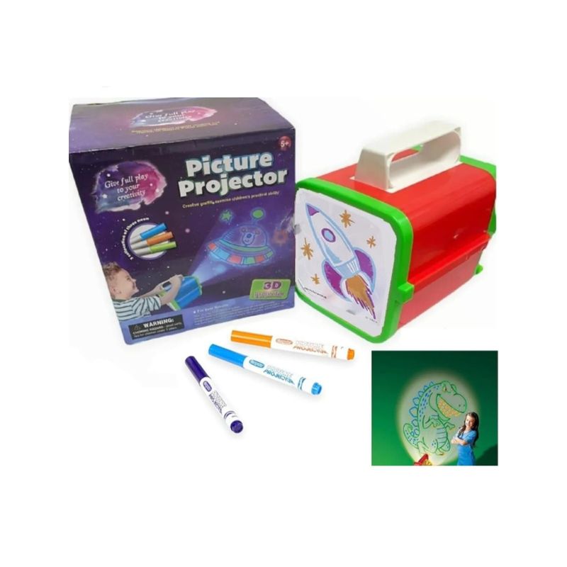 GENERICO - PROYECTOR 3 D DE DIBUJOS PARA NIÑOS