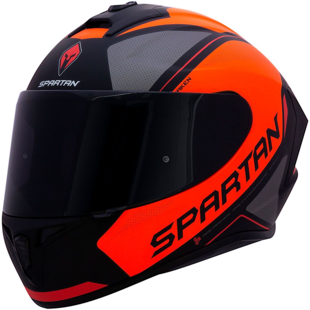 SPARTAN - CASCO SPARTAN DRAKEN CERTIFICADO GEAR NARANJA MATE TLL S