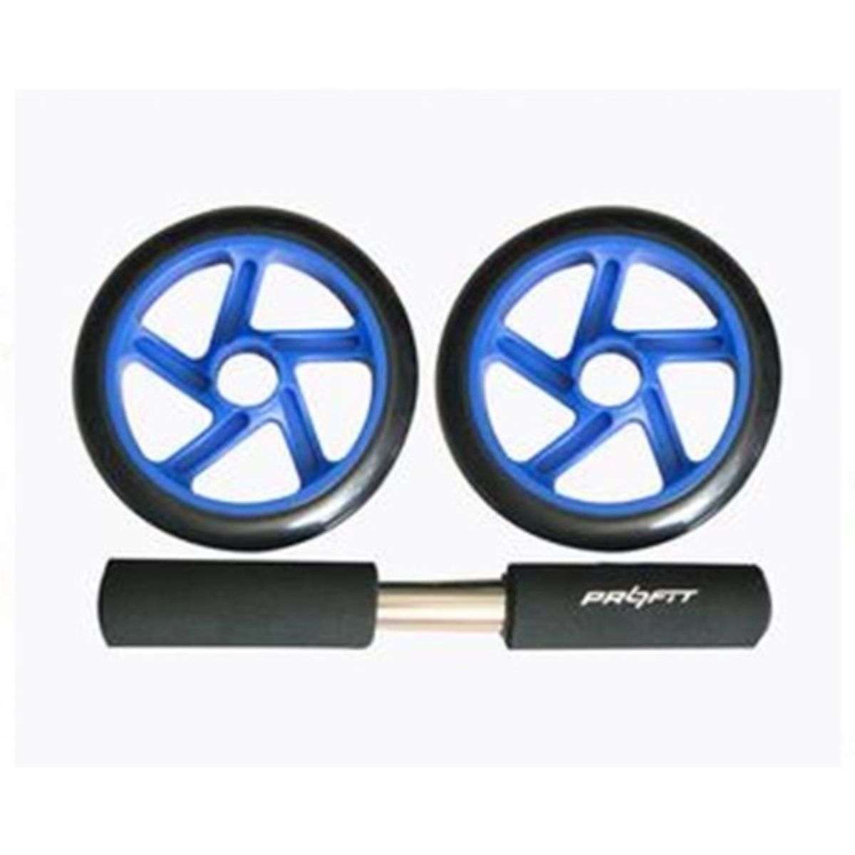 GENERICO - RUEDA ABDOMINAL - DOBLE LLANTA - AGARRE ACOLCHONADO