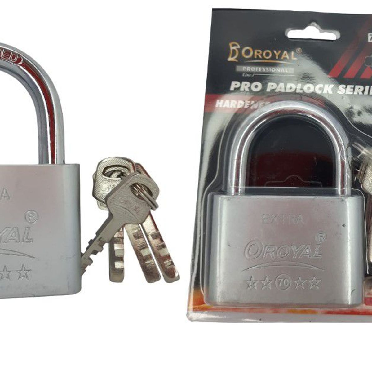 GENERICO - Candado de Seguridad 4 Llaves 70mm