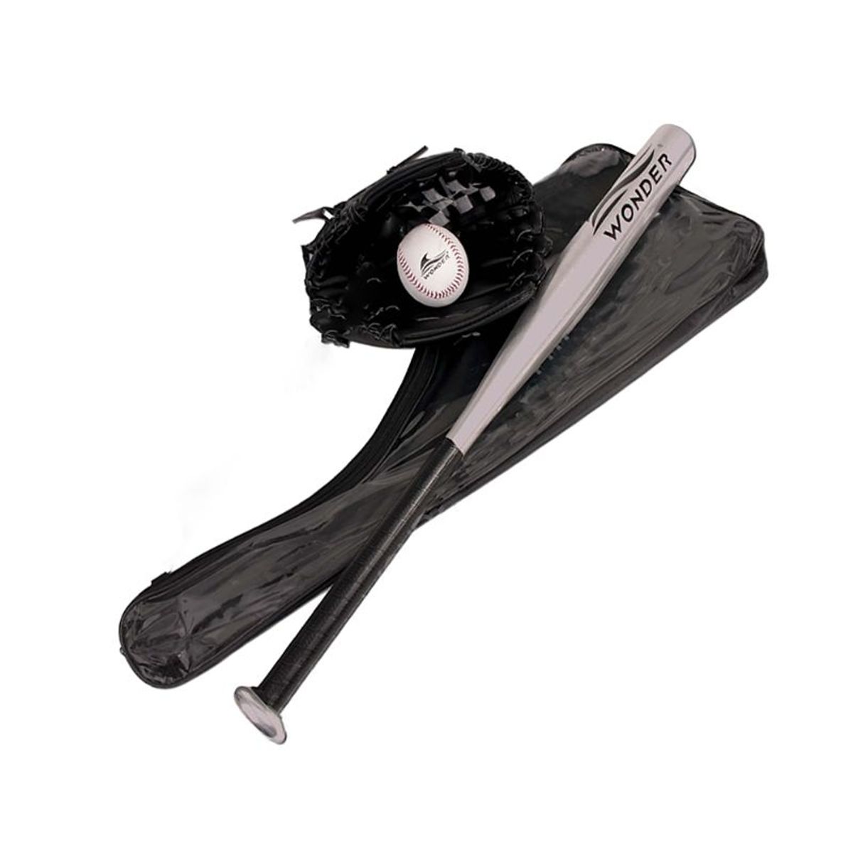 GENERICO - Set De Baseball Kit Béisbol Bate Aluminio Guante Pelota 24