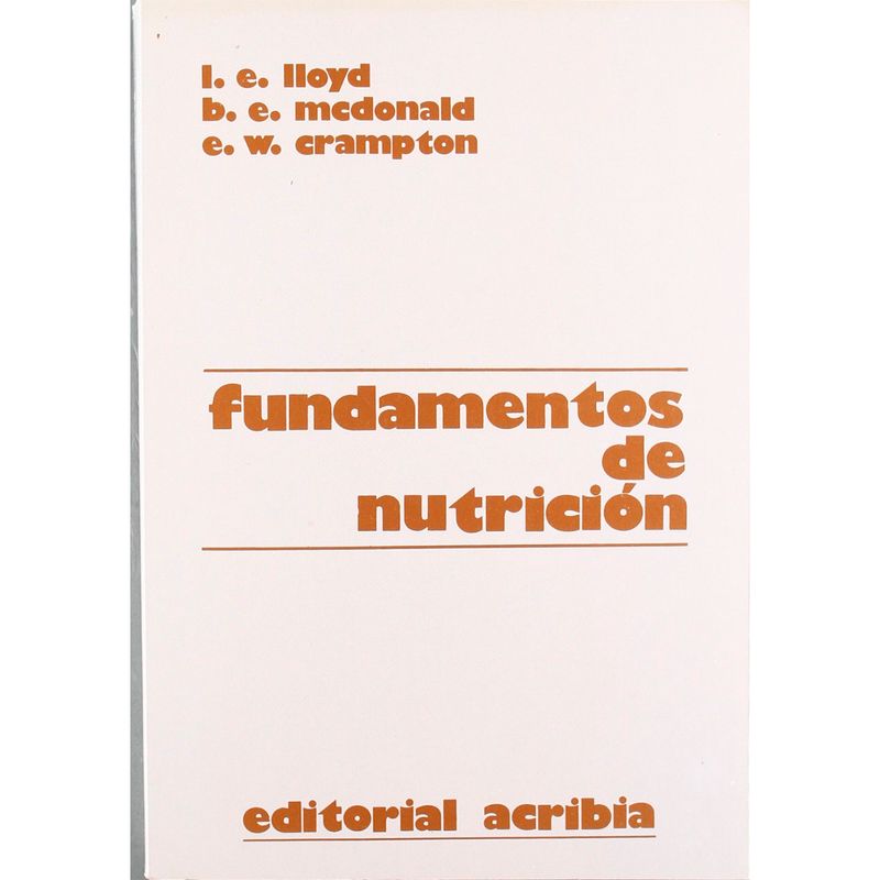 GENERICO - Fundamentos De Nutrición