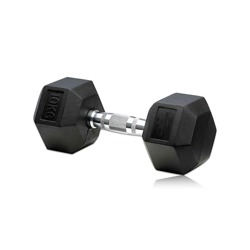 SPORT FITNESS - KIT DE MANCUERNAS HEXAGONAL ENCAUCHETADAS 20KG
