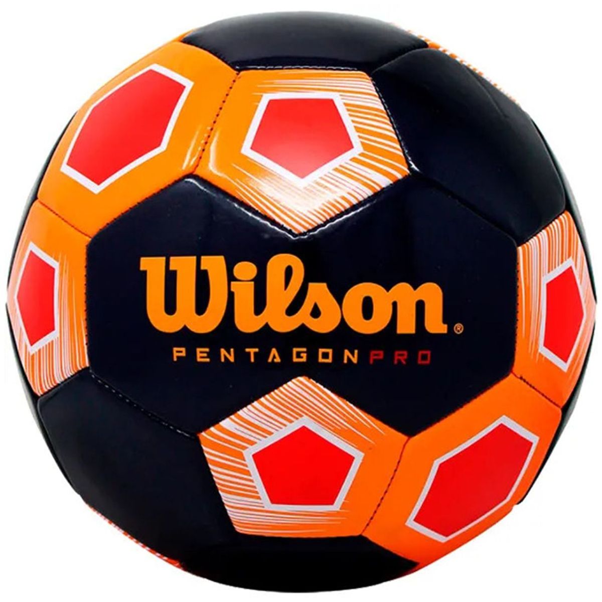 WILSON - Balon De Fútbol Wilson Tribute Pentagon Pro 05 Naranja