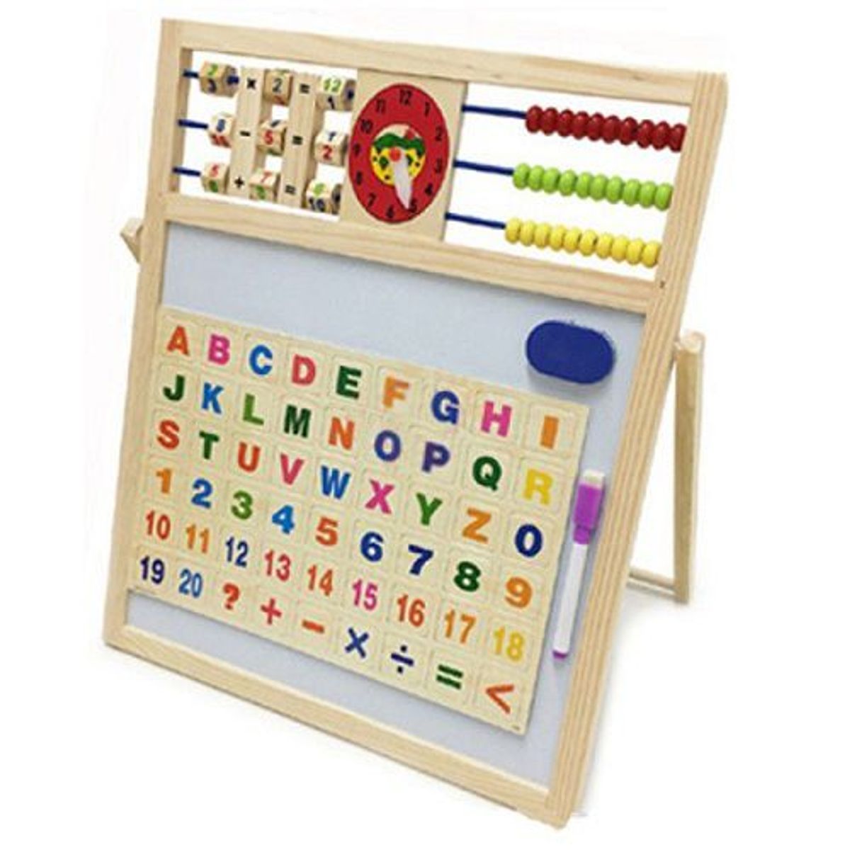 GENERICO - Tablero Didáctico Doble Cara Magnético Juguete Niños