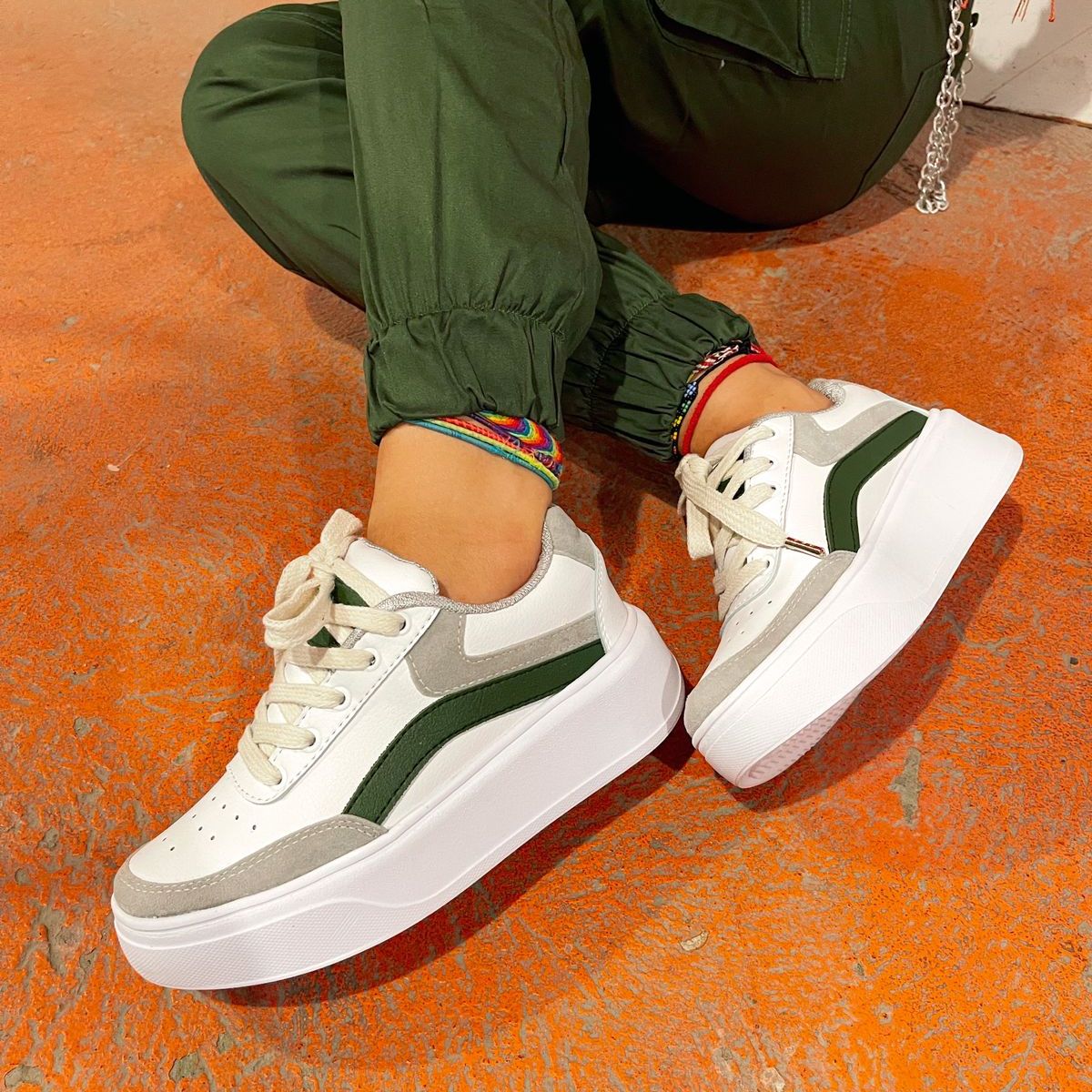 EVEGONZ - Calzado de Moda Femenina Tenis Planos Confortables