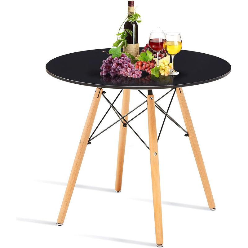 MOBLIHOUSE - Mesa Comedor Milano Negra 80 X 80cm Moblihouse