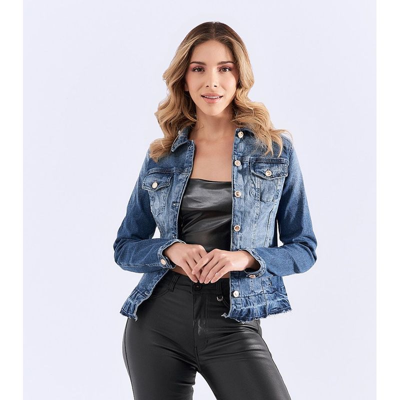 DEREK - Chaqueta de Jean para Mujer Derek