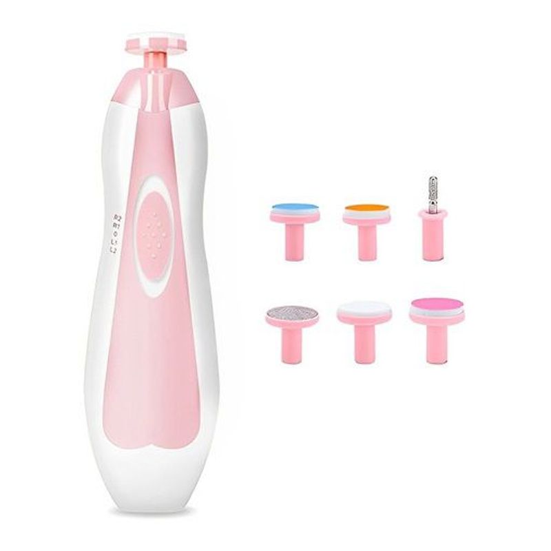 GENERICO - Lima Uñas Eléctrico Para Bebé ROSADO