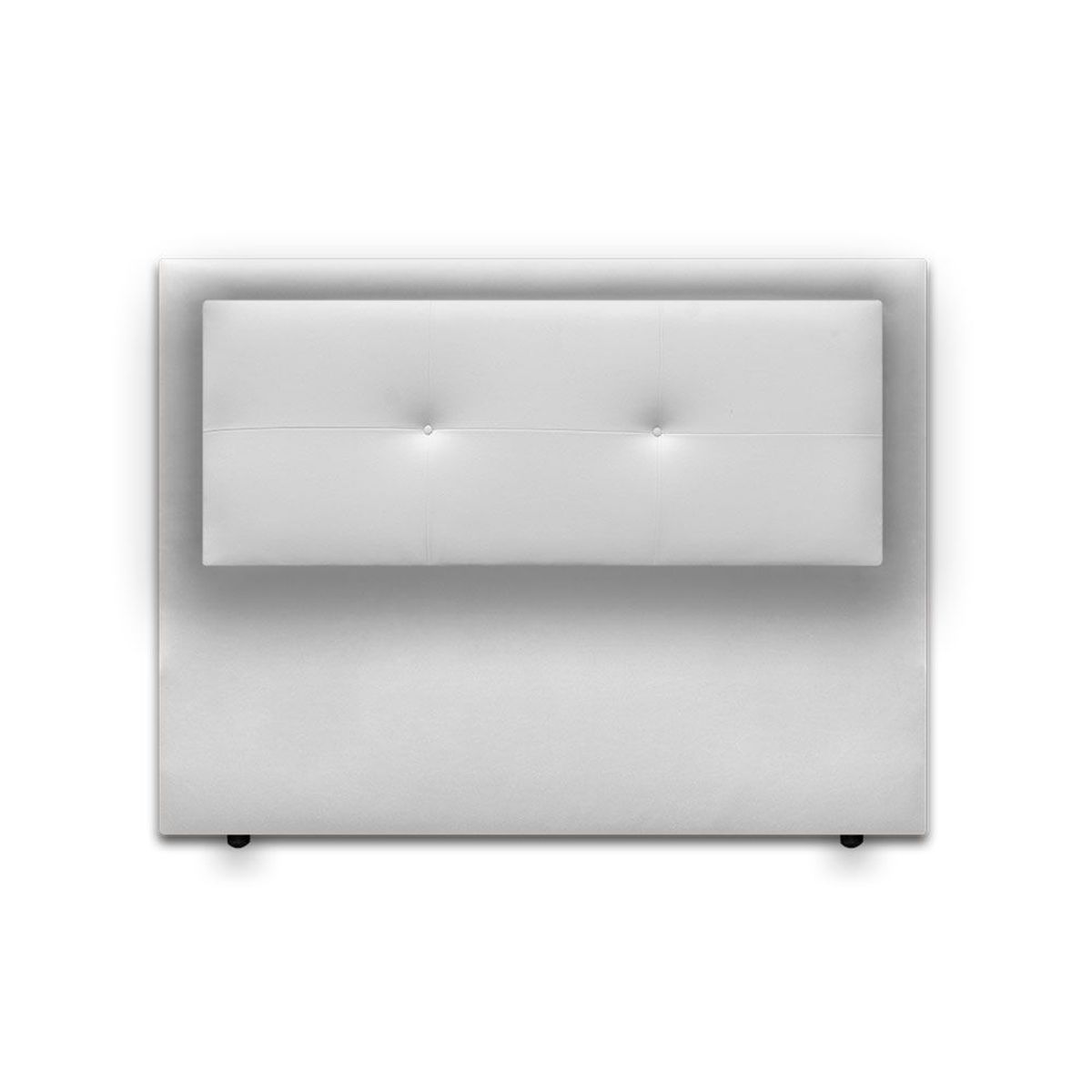 MAGIC CLASS - CABECERO JINGLE DE PISO90X120 MICROFIBRA BLANCO