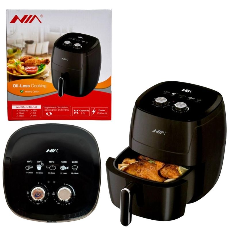 GENERICO - Freidora Sin Aceite Olla Air Fryer 7 Litros Grande