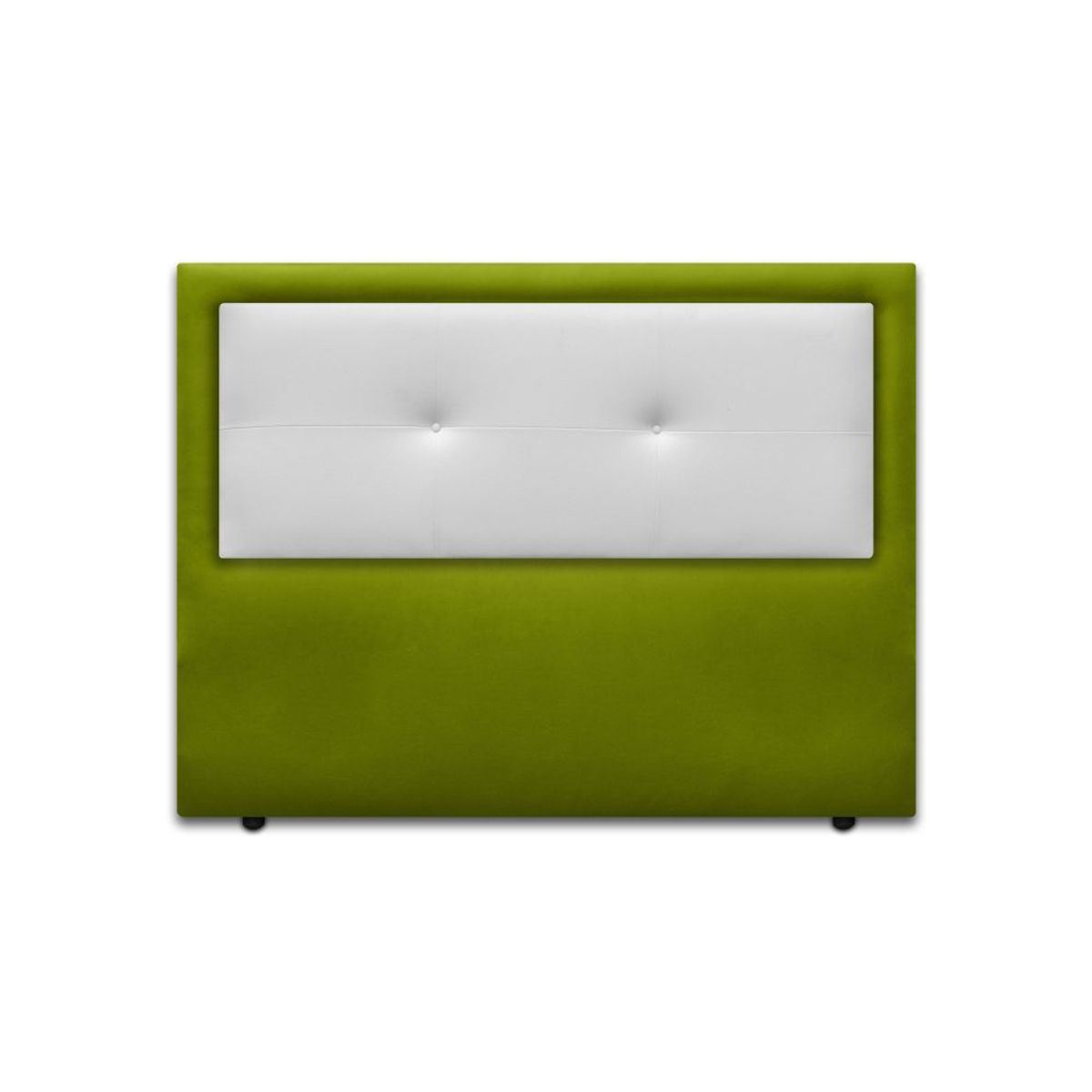 MAGIC CLASS - CABECERO JINGLE DE PISO90X120 MICROFIBRA VERDE