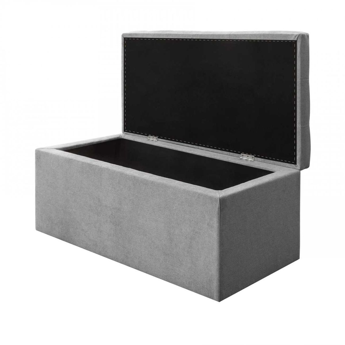 BANZAY - Baul Auxiliar Organizador Tela 90x40x40 - Gris