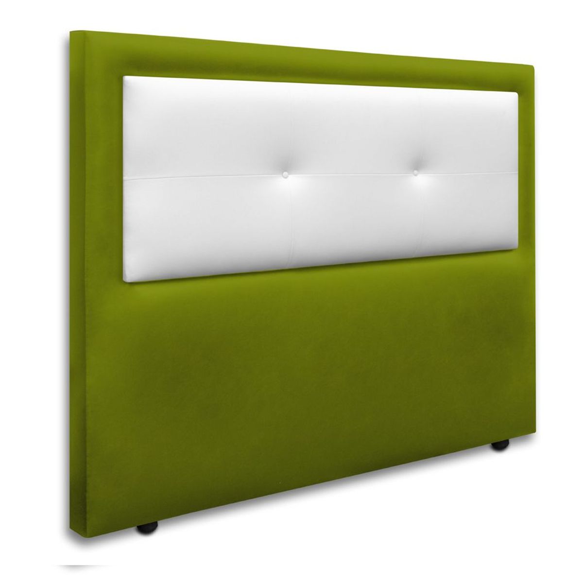 MAGIC CLASS - CABECERO JINGLE DE PISO100X120 ECOCUERO VERDE