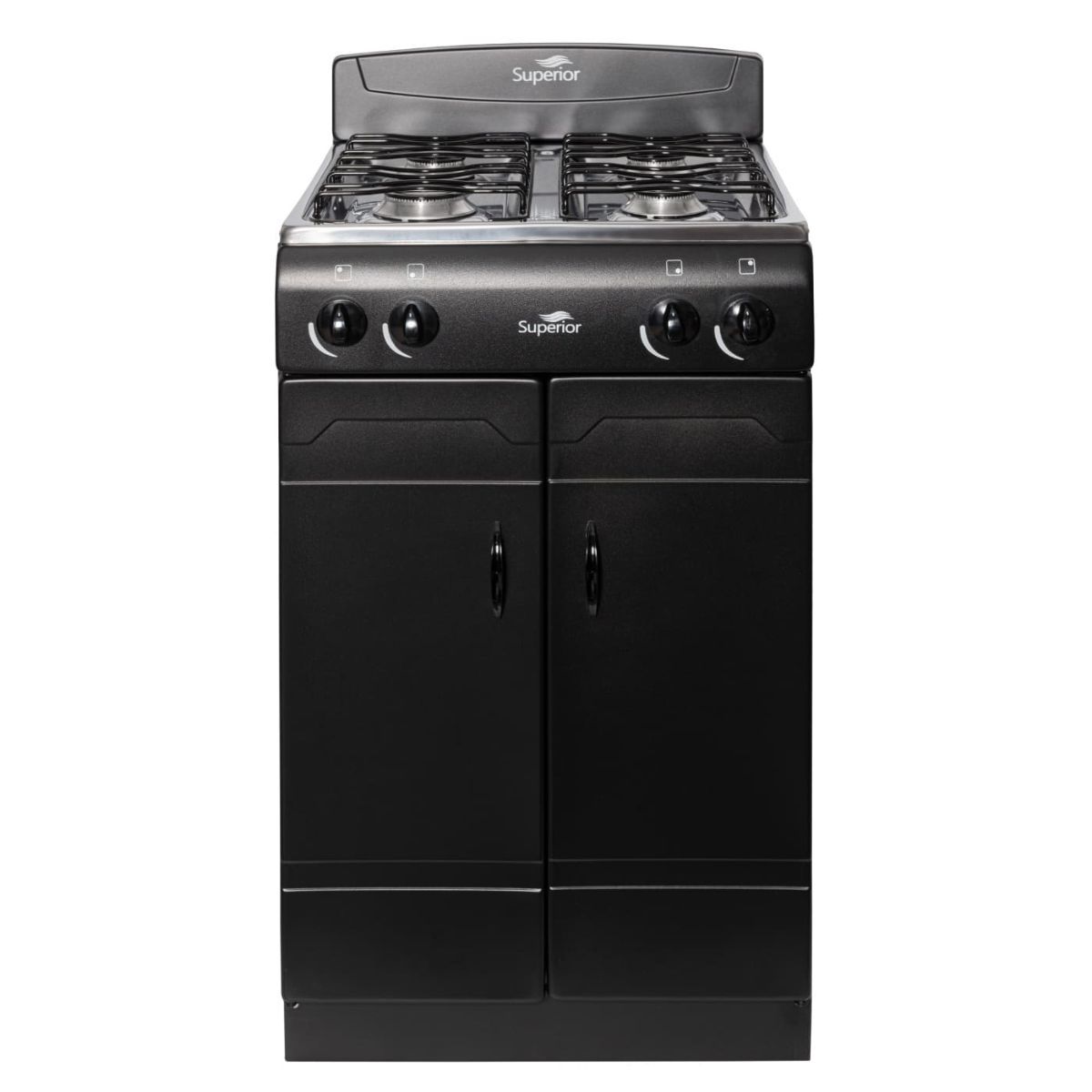 SUPERIOR - Estufa Superior Negra Genesis Torre Gabinete 4 Puestos Gas Natural - SN-7015 08 P