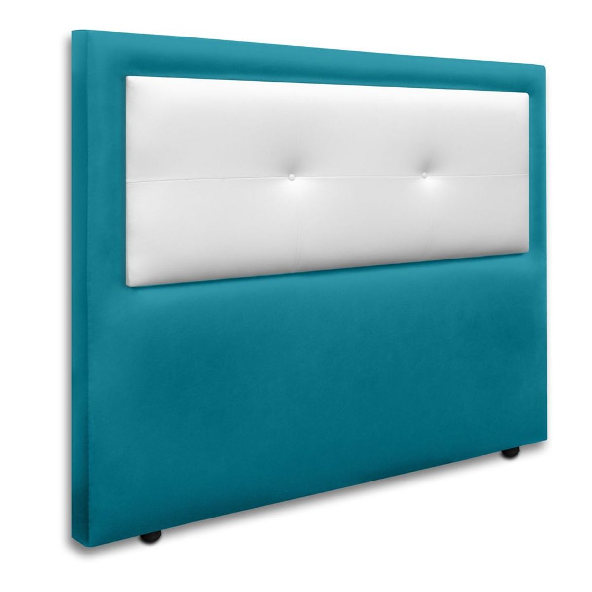 MAGIC CLASS - CABECERO JINGLE DE PISO140X120 MICROFIBRA AZUL