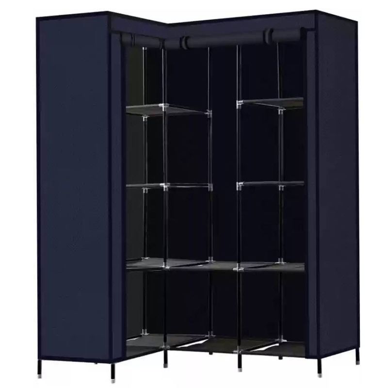 ONE PIXEL - Armario Closet Esquinero Organizador De Ropa 8 Estantes